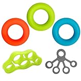 YSDYY Finger-Handgelenk-Stärkungs-Set, 3 Handgriff-Stärkungsmittel und 2...