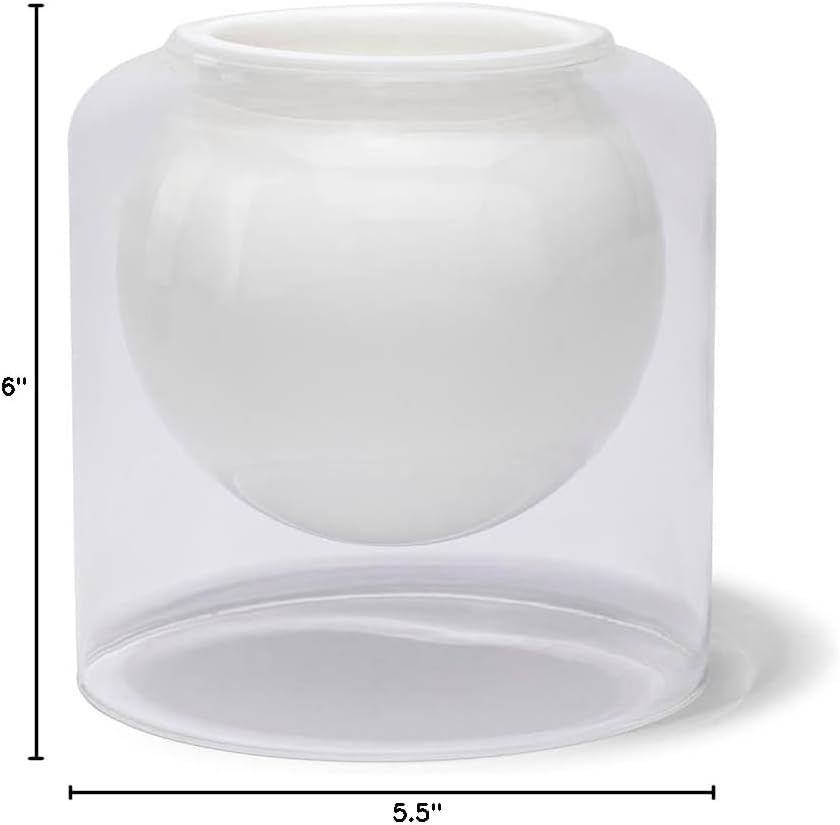 Skeem Grand Luna Scented Candle - Waxing Moon, Floral Jasmine Complemented by Woodsy Sandalwood and Amber - White Luxury Candle