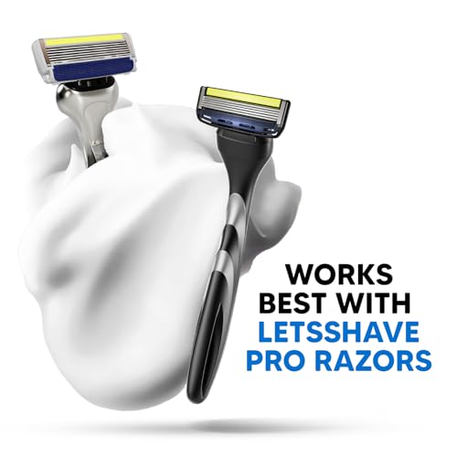 Image of LetsShave Sensitive Shave Foam For Men - 200 g, Skin Nourishing, Coconut Oil Enriched Shave Foam for Sensitive Skin, No Artificial Color and No Alcohol