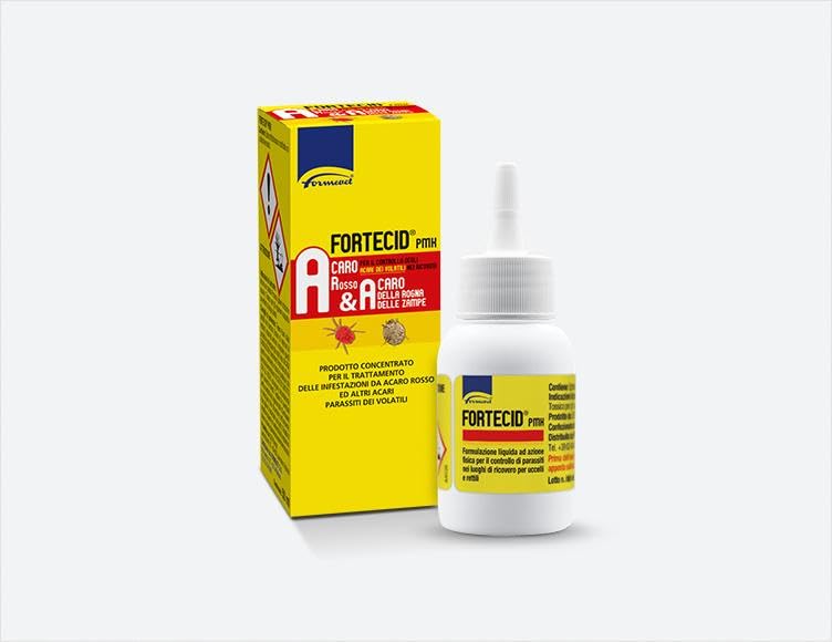 Generico FORTECID PMK 50 ML ACARO Rosso dei POLLI, Acari ROGNA Zampe ED ECTOPARASSITI