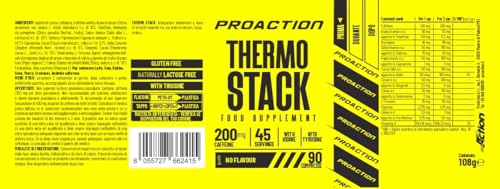 ProAction Brucia Grassi Potenti Veloci | Dimagrante Forte Veloce Donna Uomo | Integratori Per Dimagrire con Mix di Estratti Naturali | Termogenico in Pillole Dimagranti Veloci Efficaci | 90 Compresse - 8