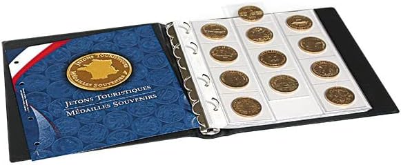 Lindner 1106JT karat Coin Album for „Jetons Touristiques
