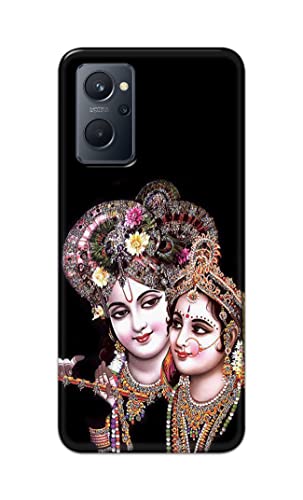 Image of PRINTFIDAA� Printed Hard Back Cover Case for Realme 9i 4G Back Cover (Radha Krishna) -2808