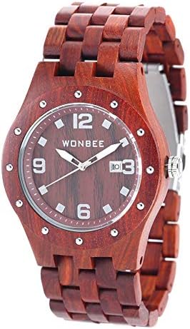 WONBEE Wooden Watch for Men and Women-Handmade Craftsmanship Wood Watches