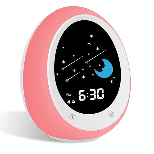 ANNNGUL Kids Alarm Clock with Sun & Moon