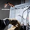 Klein Tools 56073 Foldable Handheld Work Light, 500-Lumen LED with 180-Degree Pivot and 270-Degree Rotation, USB-C Rechargeable Flashlight with Built-In Spotlight, Magnetic Base, IP54-Rated
