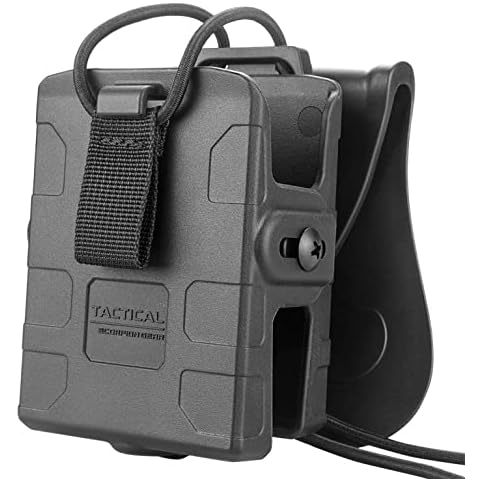 Tactical Scorpion Gear Polymer Walkie Talkie Radio Holder Holster for Motorola, Kenwood, Hytera Cover