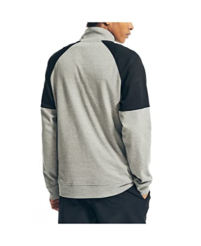 Nautica Men's Navtech Quarter-Zip Color Block Sweater3