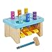 WZLDP Giocattoli Criceto-Classico Originale Pound Criceto Banco di Legno Giocattolo libbra Cartone Animato in Legno colorato Giocattoli for Bambini con i Giocattoli maglio, for raga
