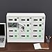 TTeralmon 12-Slot Cell Phone Locker Charging Station & Locker Cellphone Charging Station Cabinet with Combination Lock for Students and Employees