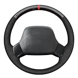 MEWANT Steering Wheel Cover for Jeep Wrangler TJ Cherokee XJ 1997-2002 Hand-Stitched Steering Wheel Wrap