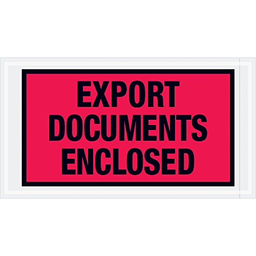 Poly Bag Guy Tape LogicR �uExport Documents Enclosed�v�����A5 1/2�C���` x 10�C���`�A���b�h�A1000��/�P�[�X�B