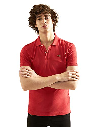 Polo La Martina homme blanc slim en maille haut de gamme premium