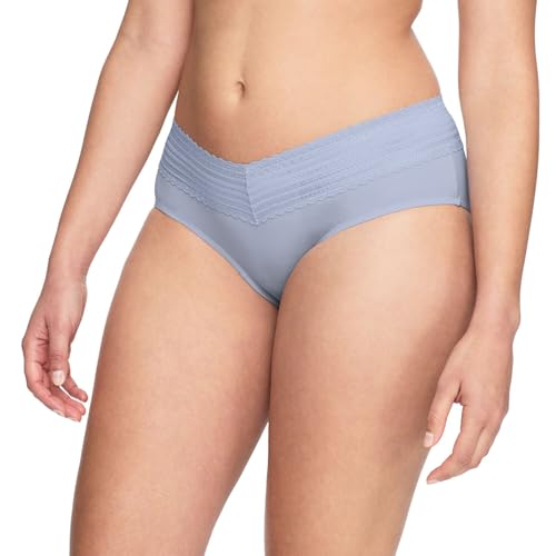 Image of Warner's womens No Pinching No Problems Dig-free Comfort Waist With Lace Microfiber Hipster 5609j