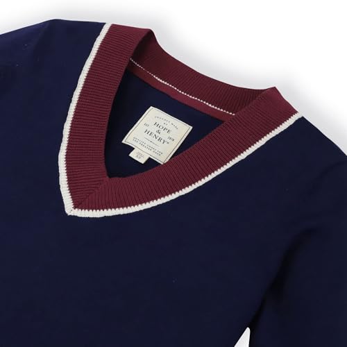 Image of Hope & Henry Women's Long Sleeve Fine Gauge V-Neck Sweater