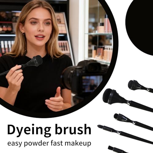 Charcoal Blending Brushes 5 Pieces, Drawing Tool Set with Artificial Fiber Bristles and ABS Handles, Pastellist Blender Brush for Art Students, Teachers, Professionals, Hobbyists
