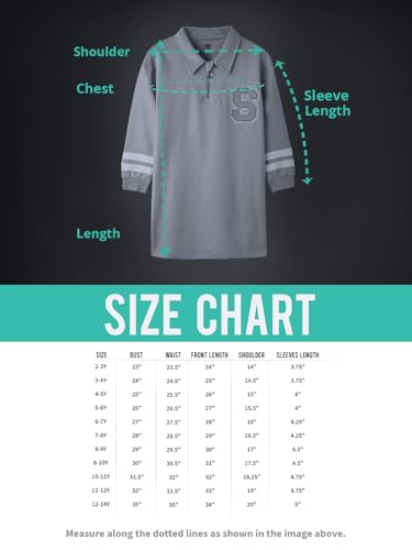 Image of The Souled Store Solids: Rose Pink Girls Collared Neck Long Sleeve Graphic Printed Regular Fit Cotton Dresses Girls Solid Tshirt Midi Dresses Cotton Kids Summer Wear Block Basic Colored Full Length