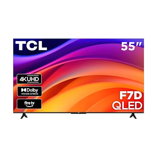 Image of TCL 55-Inch F7D Series 4K QLED (55F7D, 2026 Model) with Dolby Vision HDR & Dolby Atmos Smart TV with Fire TV, Alexa+, Game Accelerator 120, High Brightness LED Backlight, Dolby Atmos and Voice Control