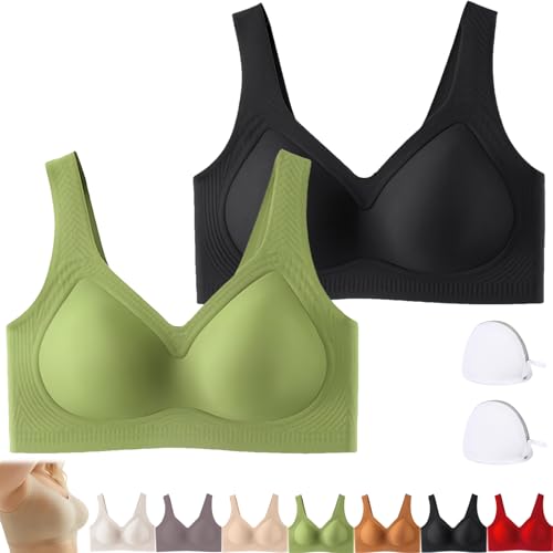 Curvera Jelly Bra, Lifting Wire-Free Jelly Bra, Tshirt Full Coverage Supportive Push Up Bras, Plus Size