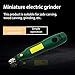 jyibinee 1 Set Electric Mill Hand-held USB Charging 3 Gears Shape Mini Jade Beeswax Engraver Kit for Workshop Electric Mill
