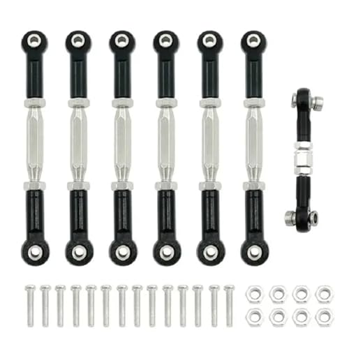 RC���[�V���O�p�[�c For Traxxas For VXL For Slash 4X4 2WD For Rustler For Stampede For Hoss 1/10 �^�[���o�b�N�� �L�����o�[ �����N���b�h �����P�[�W�Z�b�g RC �p�[�c(Bla
