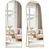 specchio da terra 【FASCINO VERSATILE】Questo specchio ha un'elegante cornice ad arco che aggiungerà eleganza al tuo spazio. Più che uno specchio, è anche un arredo che migliora lo stile della camera da letto, dell'ingresso, del soggiorno e della palestra di casa