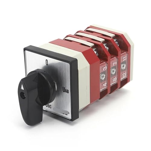 Interrupteur de voltmètre LW12-16 pour mesure de tension triphasée
