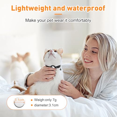 Bluetooth Tracker, Tracker FüR Haustiere, Katzen-Trackers-Halsband, Kompatibel Mit Ios Und Android, Keine Monatlichen GebüHren, Ip64, Wasserdicht, KatzeTracke FüR Haustiere (1 Packung)