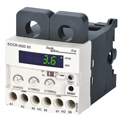 Relais de surcharge EOCR-SSD à affichage numérique précis pour courant 0.5-6A