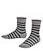 Produktbild FALKE Kinder Socken Double Stripe - 81% Baumwolle, 1 Paar, Grau (Light Grey 3401), Größe: 19-22