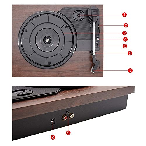 Tourne-Disque, Platine Vinyle Vintage Lecteur Bluetooth à 2 Vitesses LP Record Player Lecteurs Audio Phonographe Convertir en MP3 Plug and Play Vie intéressante - Les Beatles, Paul McCartney, John Lennon, RIngo Starr, George Harrison Tourne-Disque, Platine Vinyle Vintage Lecteur Bluetooth à 2 Vitesses LP Record Player Lecteurs Audio Phonographe Convertir en MP3 Plug and Play Vie intéressante – Image 3