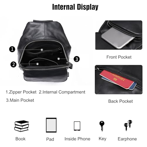 Bolso bandolera impermeable FANDARE: diseño ligero y resistente para el trabajo diario de hombre 4