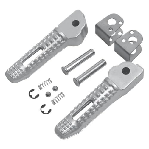Repose-pieds passager arrière argent pour BMW S1000RR R Nine T et R1300GS