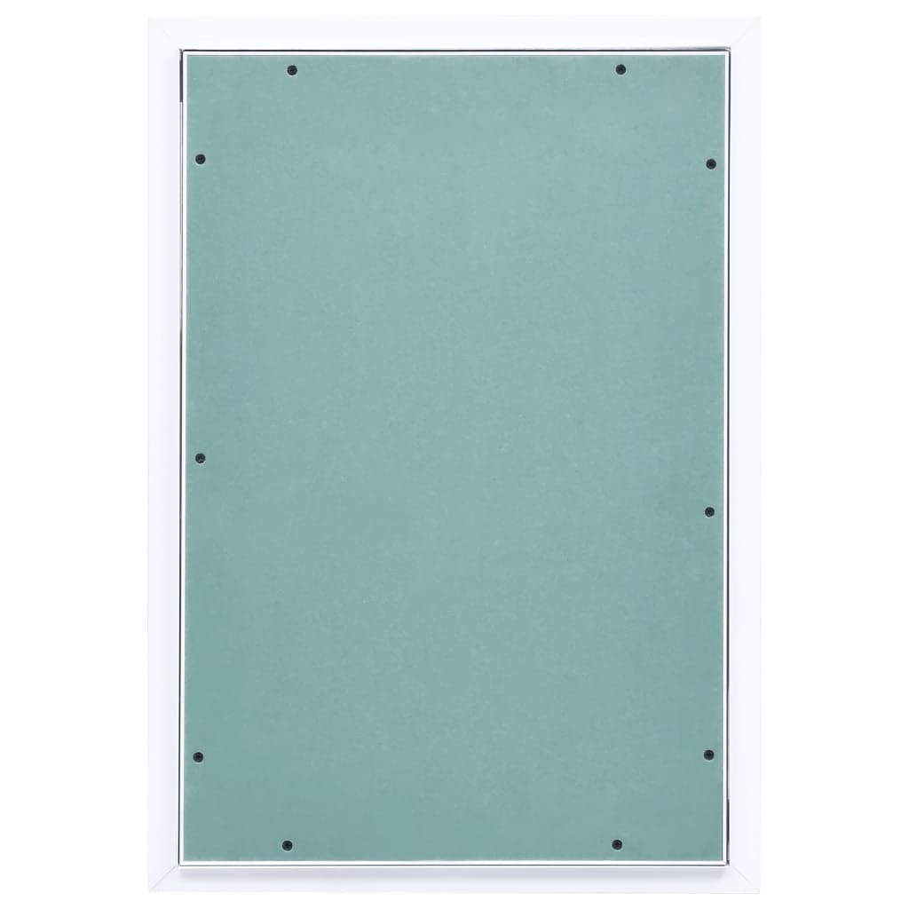 vidaXL Panel de Acceso Estructura Rampilla Inspección Marco Puerta Revisión Mantenimiento Paredes Techos Aluminio y Placa de Yeso 400x600 mm