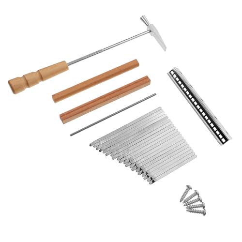 BESPORTBLE 20-Key Kalimba Thumb Piano Keys Tuning Hammer and DIY Accessories for Music Enthusiasts