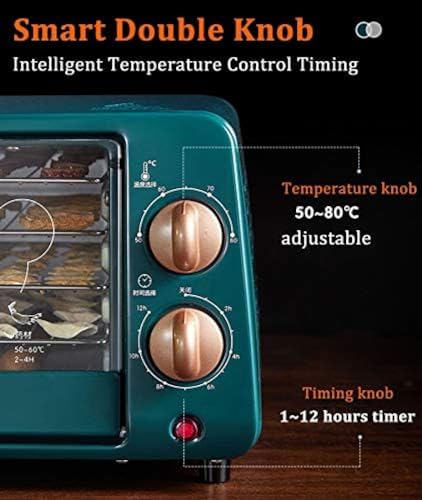 Máquina Desidratadora De Alimentos Com 5 Bandejas Com Receita, Janela De Vidro Completa, Termostato