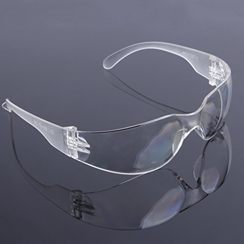 ZZALLL Protective Safety Glasses Eye Protection Goggles Eyewear Dental Lab Work PC Lens - Transparent