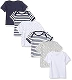  Care Baby-Jungen T-Shirt im 6er Pack, Blau (Dark Navy 778), Herstellergröße: 50, 6er-Pack