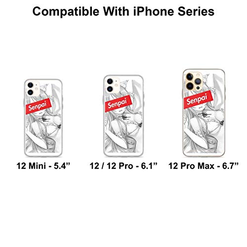Phone Case Hentai Senpai Neko Asuna Compatible With Iphone 6 6S 7 8 X Xs Xr 11 12 Pro Max Mini Se 2020 Scratch Accessories Anti Transparent #TOP1
