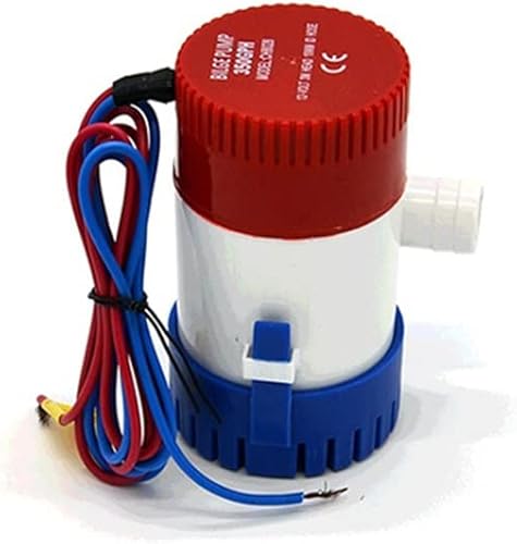 Bomba de achique 12v24, bomba de agua sumergible de 350 gph, bomba eléctrica para barcos (12V)