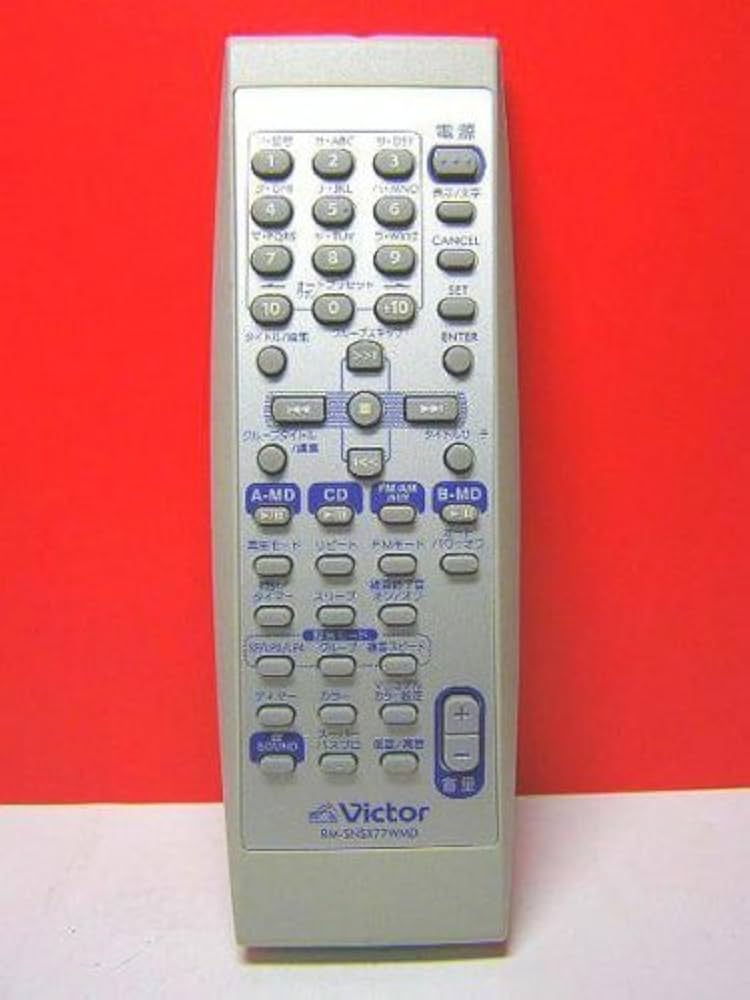 ビクター オーディオリモコン RM-SMXS77WMD 9jupf8b Amazon.co.jp: ビクター オーディオリモコン RM-SNSX77WMD