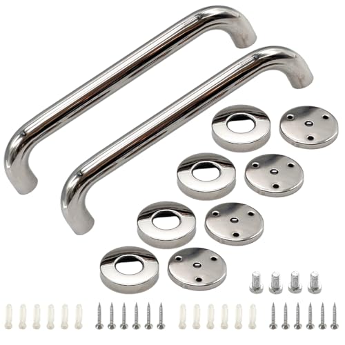 TIGRE BLANC 30cm �X�e�����X �肷�� ����� ���� �K�i �g�C�� ���� ���O �l�W�Œ� �h�A�n���h�� DIY �⏕ �x�� �萠 2�{�Z�b�g