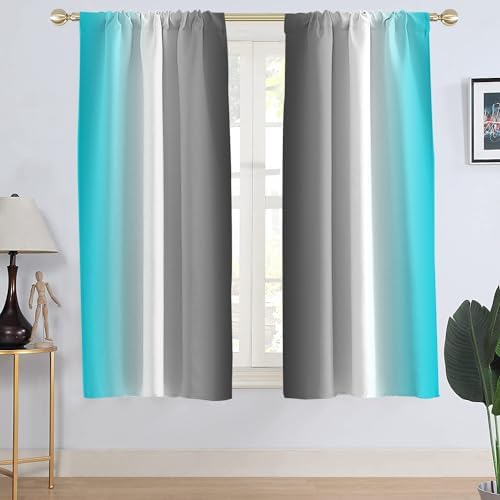 Curtains Grey And Teal