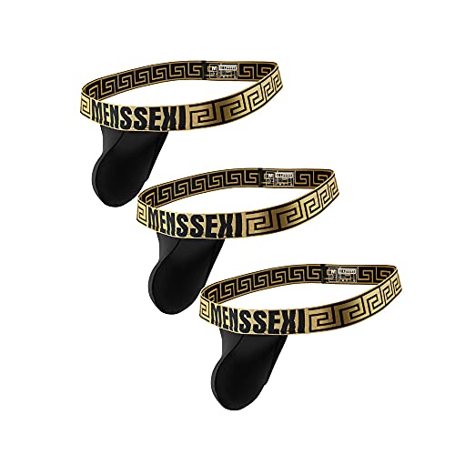 Mens Ice Silk Bulge Pouch G-String Strapless Thongs