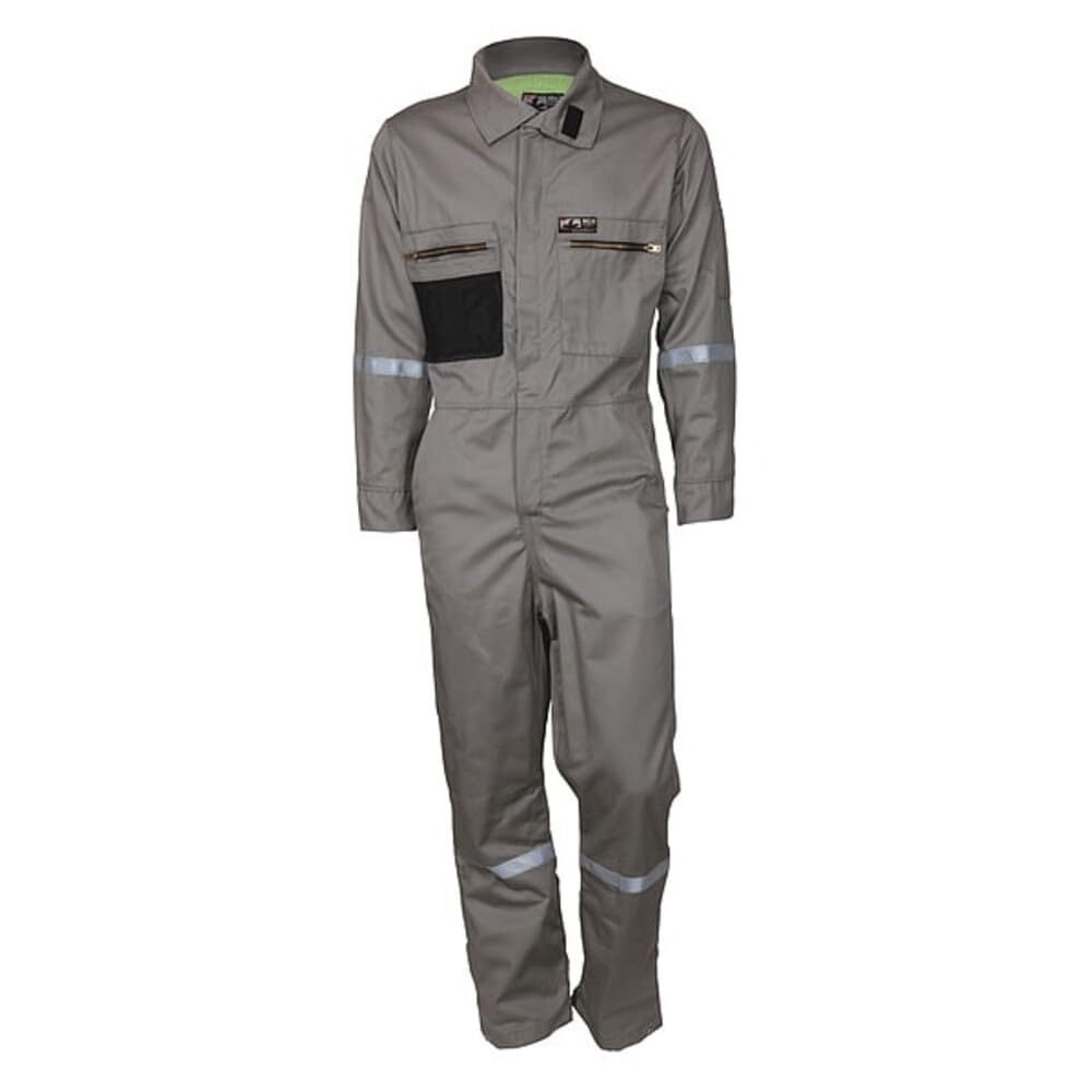 MCR Safety - Flame Resistant Coverall Gray Long Sleeve Coverall (SBC201142)