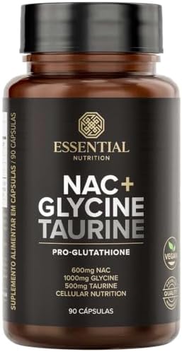 NAC + Glycine + Taurine - 90 Cápsulas - Essential Nutrition