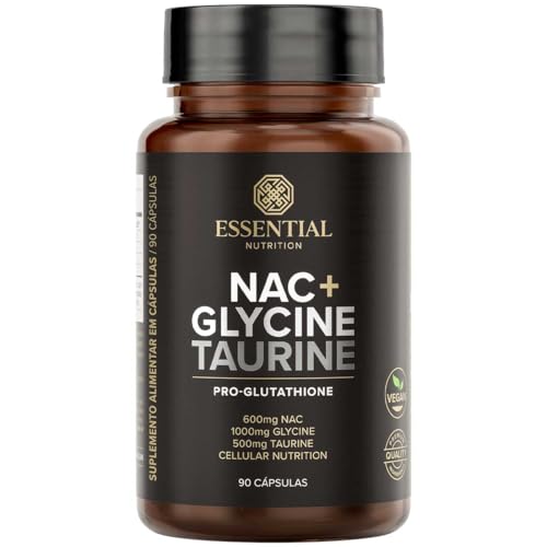 NAC + Glycine + Taurine - 90 Cápsulas - Essential Nutrition