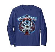 Airbrush Ace Of Spades design. Official Motörhead Merchandise Motörhead T-Shirts for Men, Women, Girls and Boys; Motörhead Iron Fist 40th Merchandise Lightweight, Classic fit, Double-needle sleeve and bottom hem