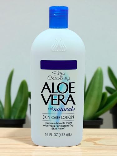 Generic Aloe Vera Skin Care Lotion (16 oz) - Pack 3 – Soothing Moisturizer with Pure Aloe Vera – For Dry, Sensitive Skin – Lightweight, Non-Greasy, Instant Dry Skin Relief