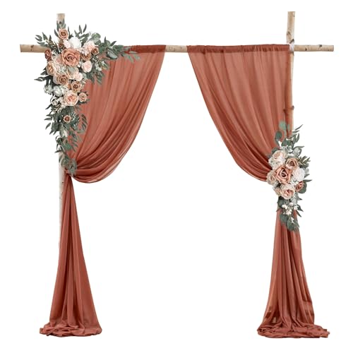 Wedding Arch Draping Fabric, 2 Panels 28